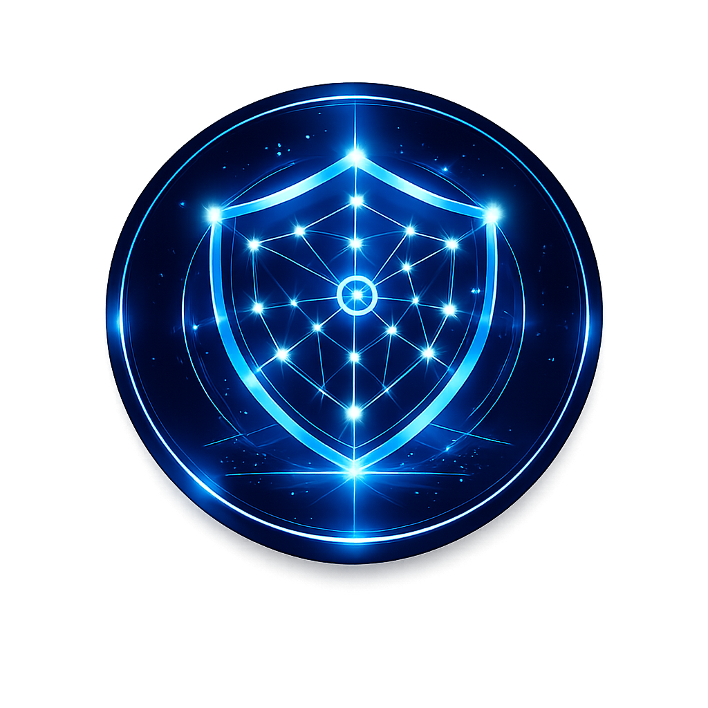 NanoSecure cybersecurity shield icon representing NanoTech IT foundational cyber hygiene and compliance protection